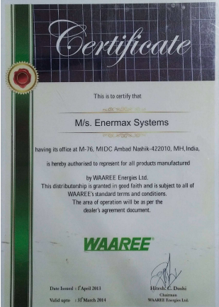 Waree Certificate